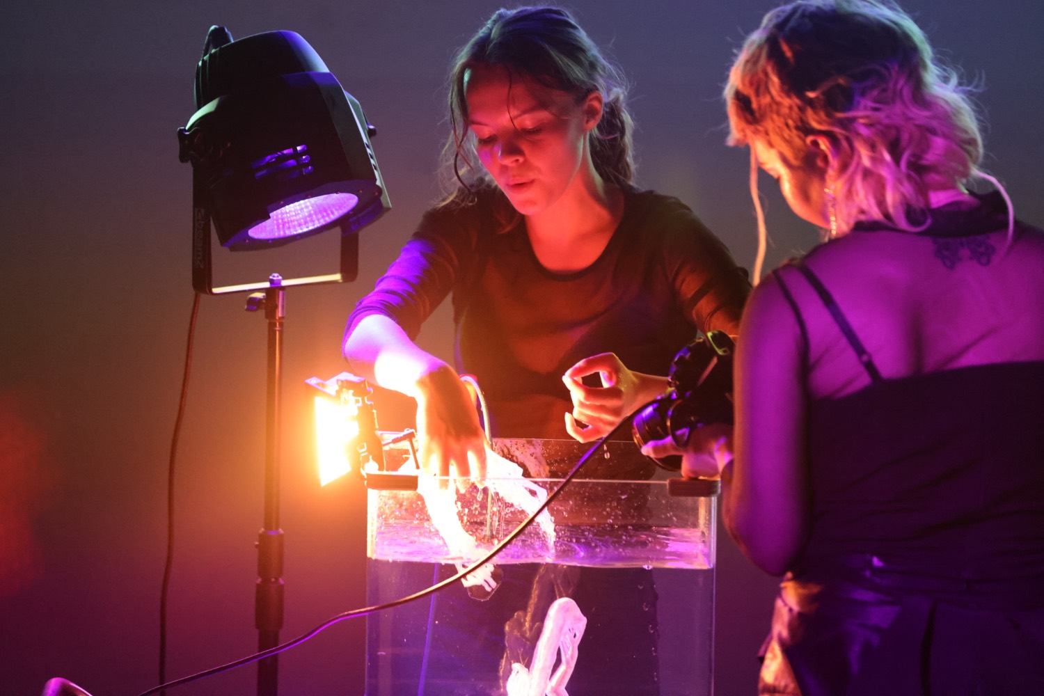 Performance under stage light