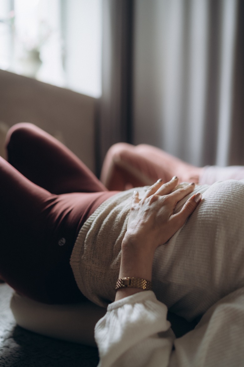 Resting hands during a session